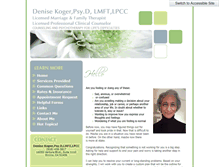 Tablet Screenshot of drdeniselkogerpsyd.com